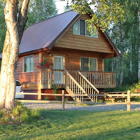 Susitna River Lodging, Riverside Cabins タルキートナ エクステリア 写真