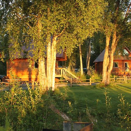 Susitna River Lodging, Riverside Cabins タルキートナ エクステリア 写真